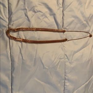 Rose gold necklace